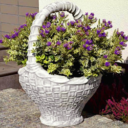 Вазон современный Корзина плетёная