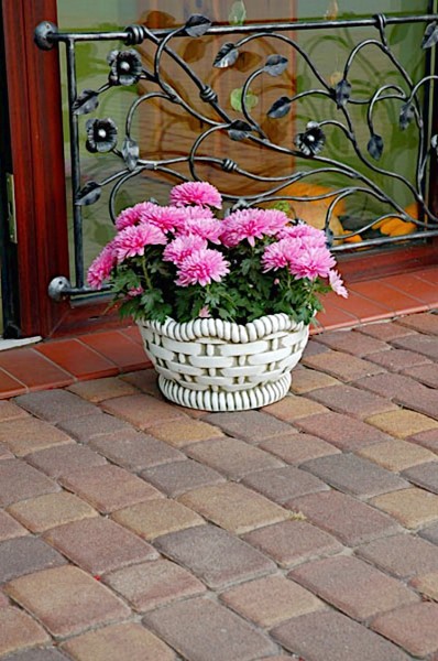 Вазон современный Корзинка