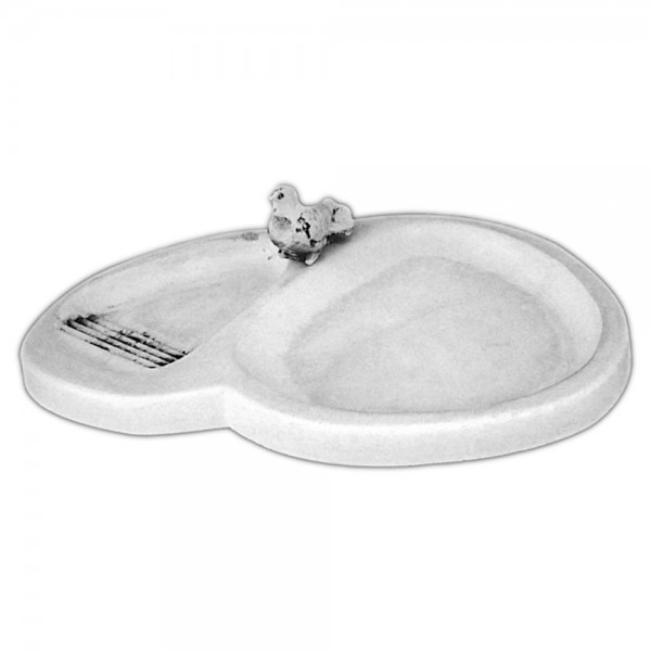 Вазон-поилка с птичкой