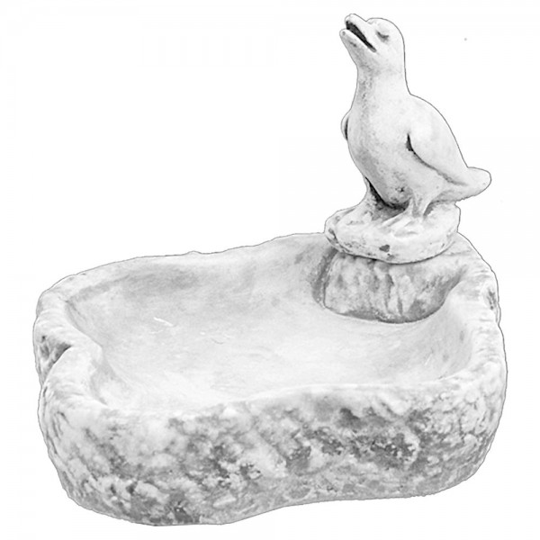 Вазон-поилка с птицей