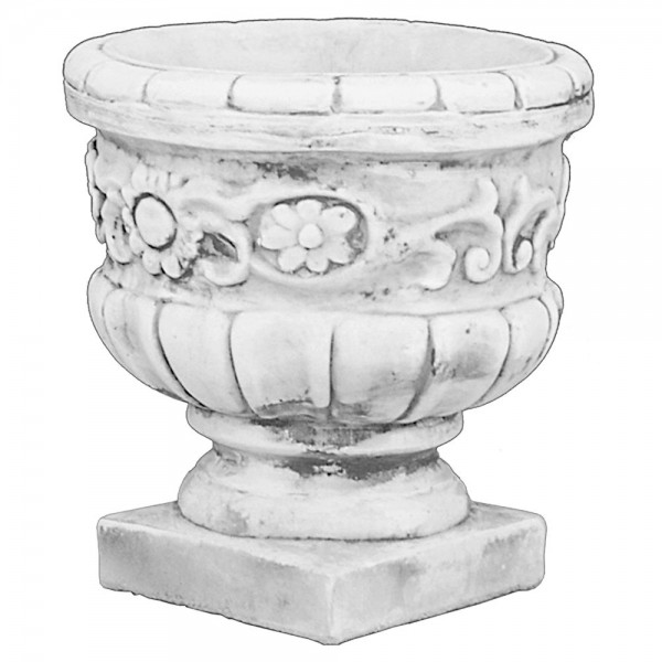 Вазон античный, круглый на ножке