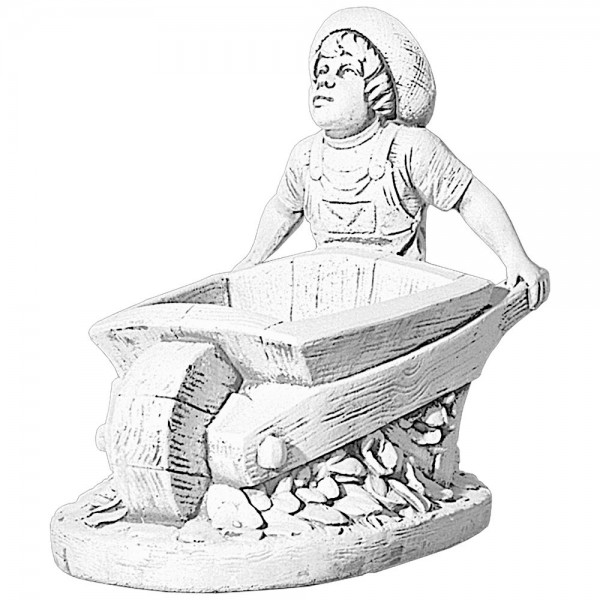 Вазон Гном с тачкой