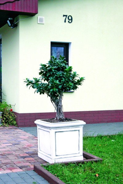 Вазон современный квадратный