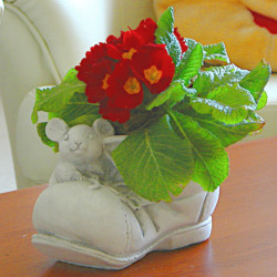 Вазон Ботинок с мышкой