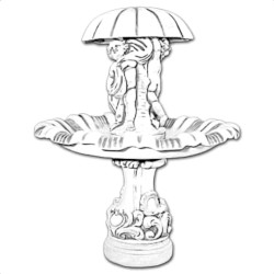 Фонтан классический Дети под зонтиком