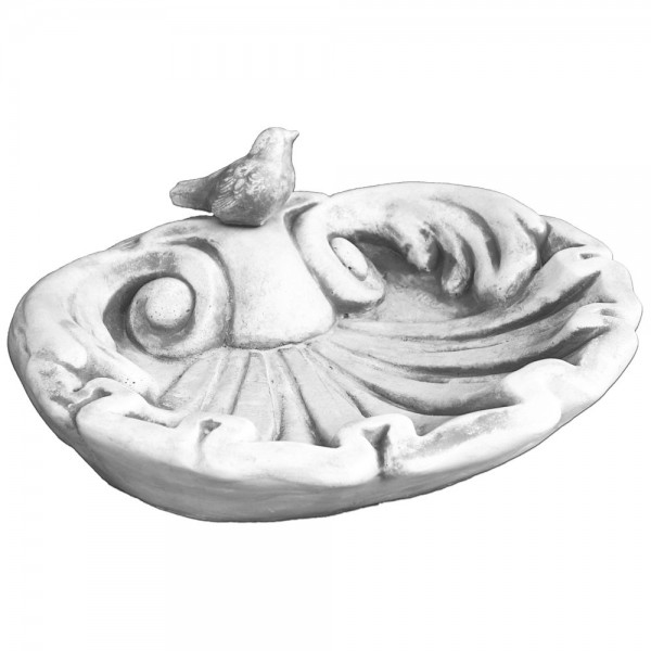 Поилка Ракушка с птичкой