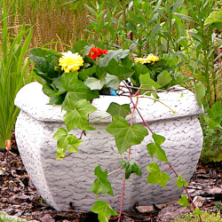 Вазон современный шестиугольный