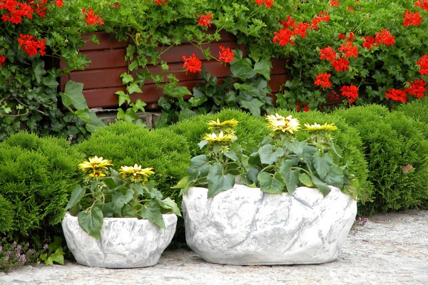 Вазон современный Камень