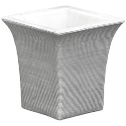 Вазон современный, квадратный с расширением вверху