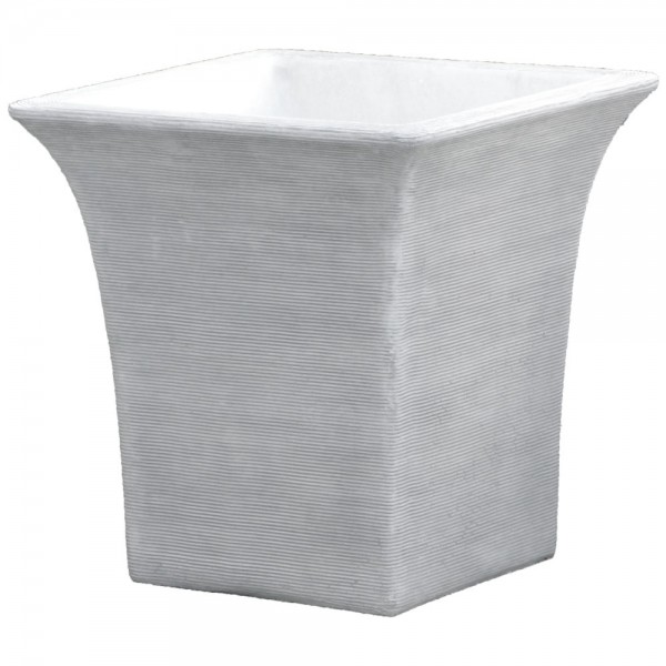 Вазон современный, квадратный с расширением вверху