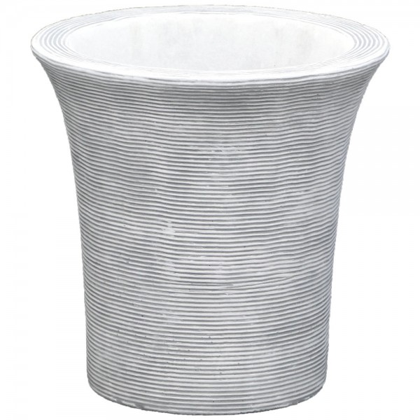 Вазон современный, круглый с расширением вверху