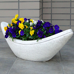 Вазон современный Лодочка