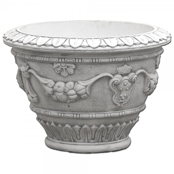 Вазон античный, круглый с орнаментом