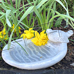 Поилка для птиц с птичкой