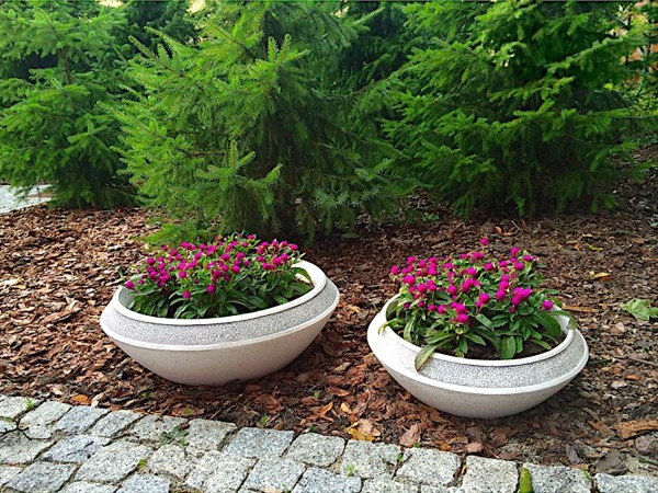 Вазон круглый