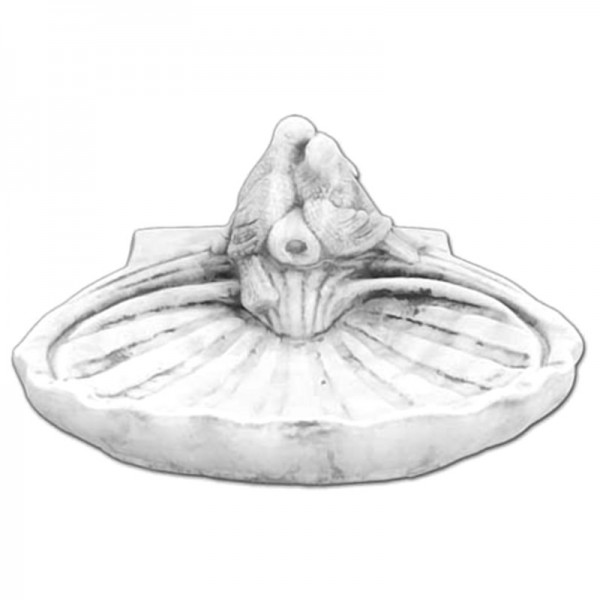 Вазон-поилка с птицами