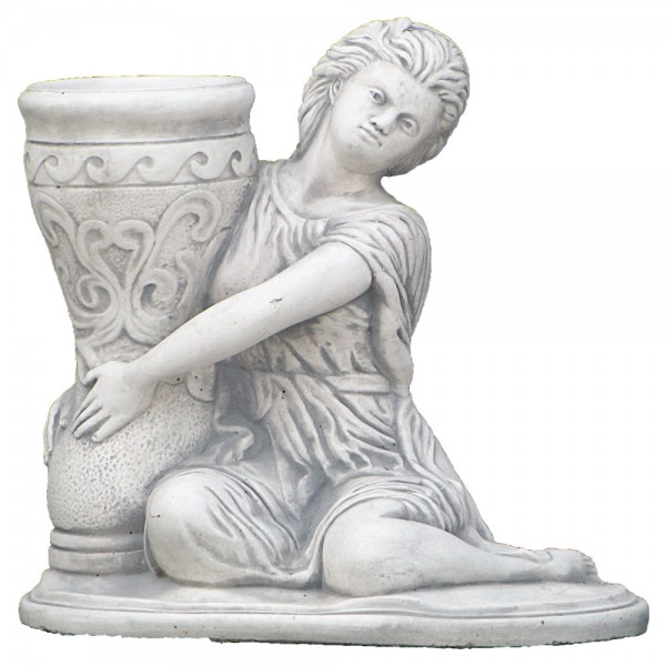 Вазон скульптурный Девушка с вазой