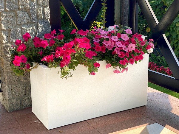 Вазон современный прямоугольный