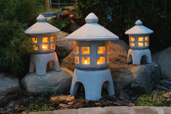 Фонарь японский круглый, большой