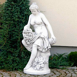 Скульптура античная Девушка с цветами