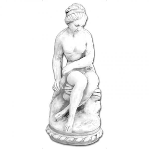 Скульптура античная Девушка обнажённая сидит