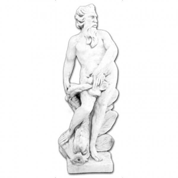 Скульптура античная Посейдон с рыбой