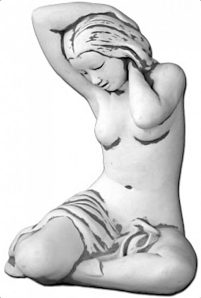 Скульптура классическая Девушка сидит у воды