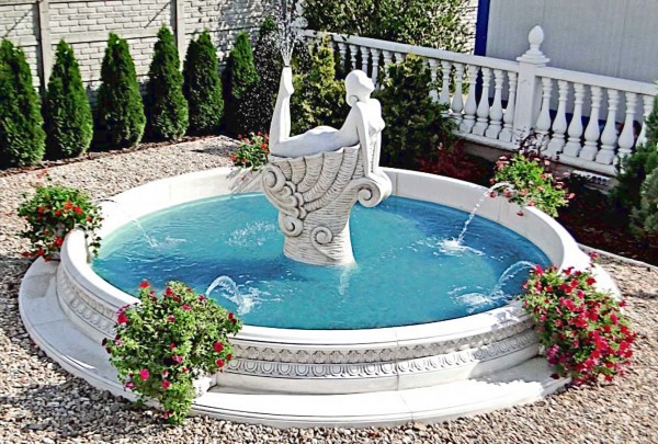 Скульптура современная Русалка на наутилусе