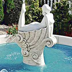 Скульптура современная Русалка на наутилусе