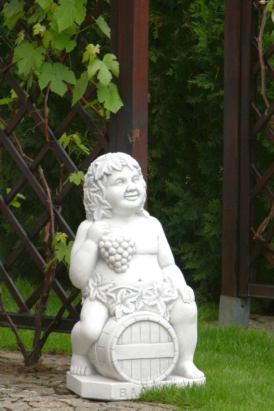 Скульптура античная Бахус на бочке