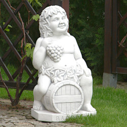 Скульптура античная Бахус на бочке