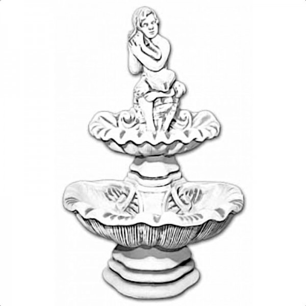 Фонтан античный Девушка с ракушкой