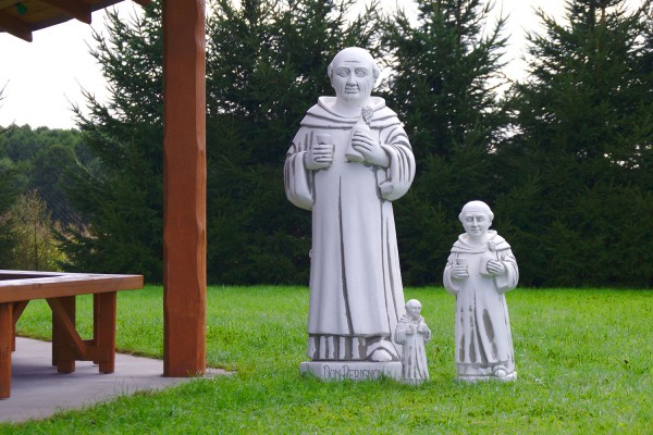 Скульптура Монах Дом Пьер Периньон большая