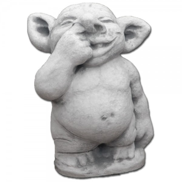 Фигурка большая Гном с пальцем в носу