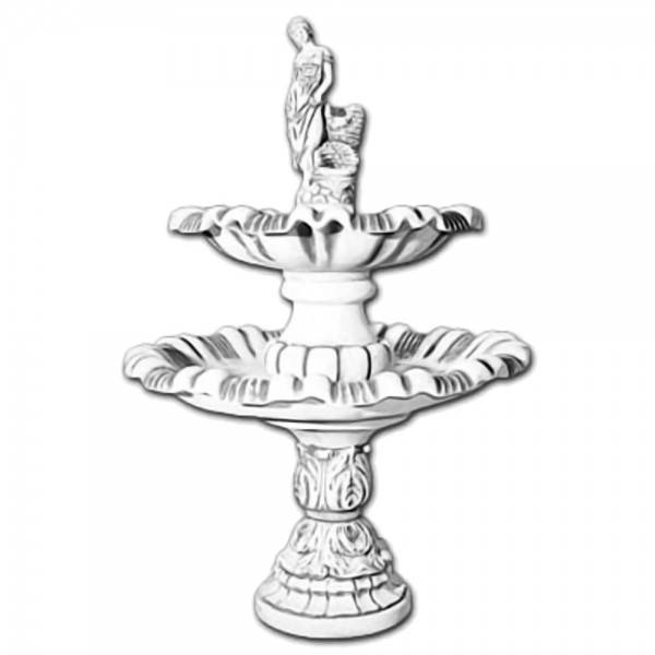 Фонтан скульптурный Девушка у родника, 2 чаши