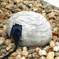 Декоративный элемент Камень с электрическими  розетками