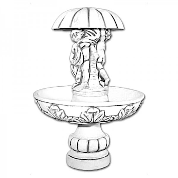 Фонтан классический Дети под зонтом