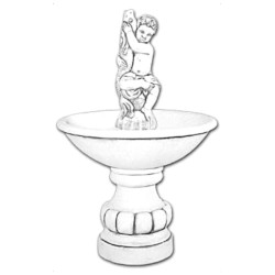 Фонтан античный Мальчик с рыбой