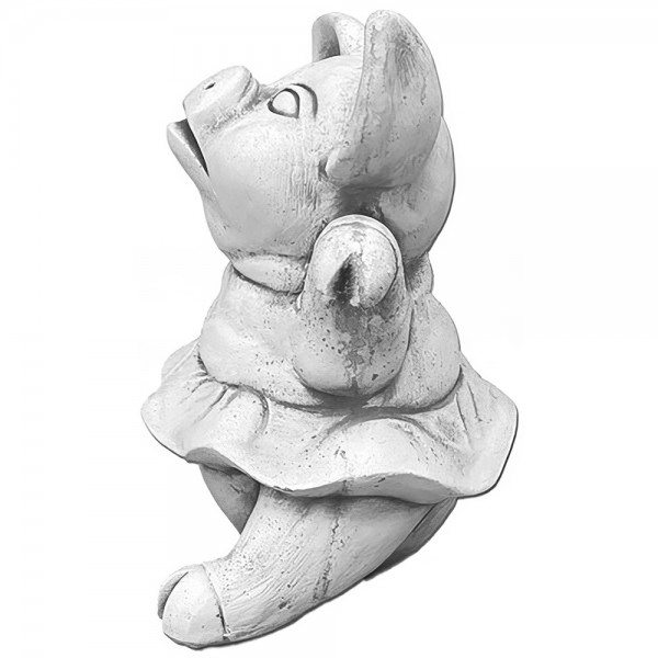 Скульптура декоративная Поросенок в юбочке,