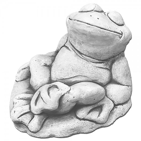 Скульптура Лягушка на листе кувшинки