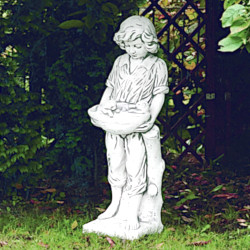 Скульптура античная Мальчик с котёнком