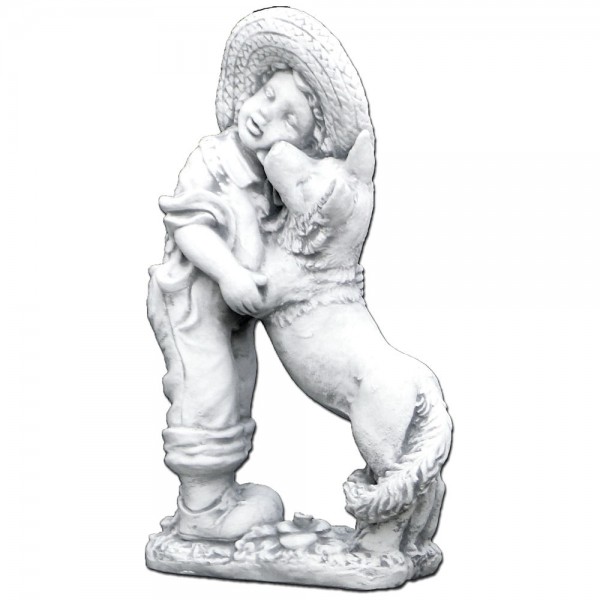 Скульптура классическая Мальчик с собакой