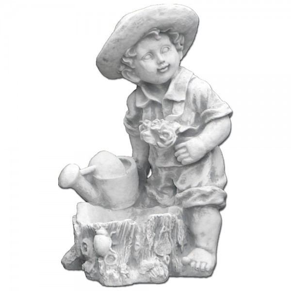 Скульптура современная Мальчик с лейкой