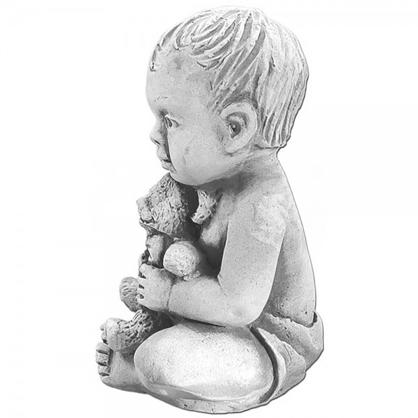 Скульптура  Ребенок с игрушкой
