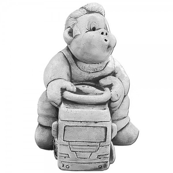 Скульптура  Ребенок на машинке