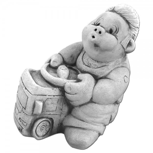 Скульптура  Ребенок на машинке