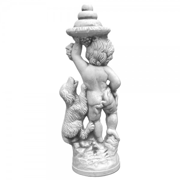 Скульптура Мальчик с собакой