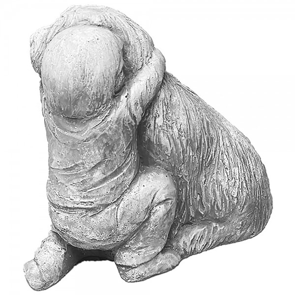 Скульптура Мальчик с собакой