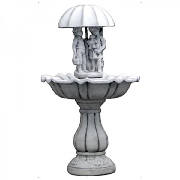 Фонтан современный Дети под зонтиком