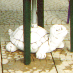 Скульптура Черепаха подставка под зонтик